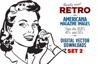 Download Retro Americana Set - Premium Resources