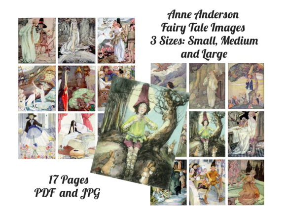 Download Anne Anderson Vintage Fairy Tale Images - Premium Resources